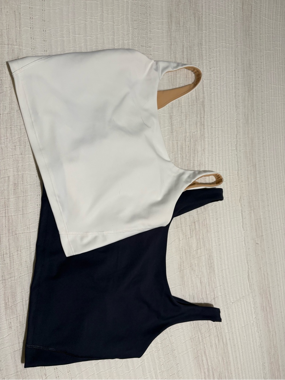 Old Navy StudioSmooth Longline Top 2-Piece Tank Tops in Blue & White